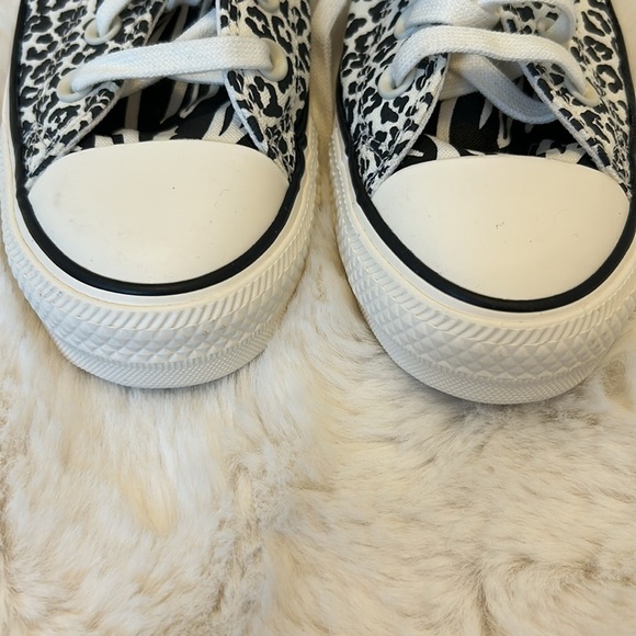 Converse All Star Cheetah Zebra High Top Sneakers - Picture 7 of 12